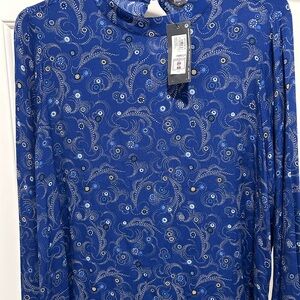 NWT M and S Collection Beautiful Paisley Shirt